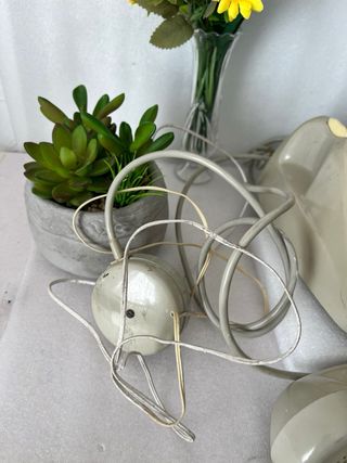 Teléfono antiguo años 70 beige