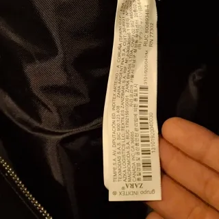 Bolso grande Zara negro