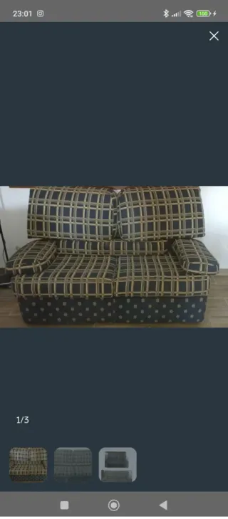 Sofá 3+2 plazas tela