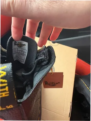 Botas Dr. Martens Talla 37 Cremallera Negra