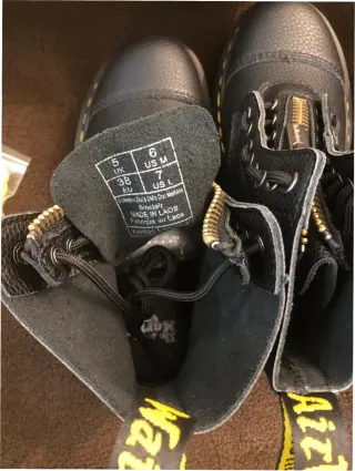 Botas Dr. Martens Talla 39 Cremallera