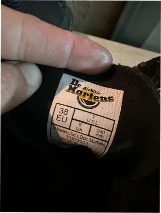 Botas Dr. Martens Talla 38