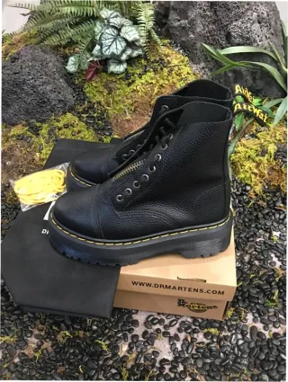 Botas Dr. Martens Talla 40 Cremallera Negra