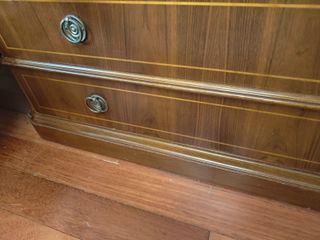 Cómoda madera maciza marquetería