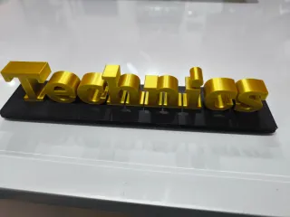 Logo Technics Dorado y Negro