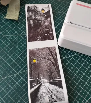 Impresora Térmica Portátil Blanca