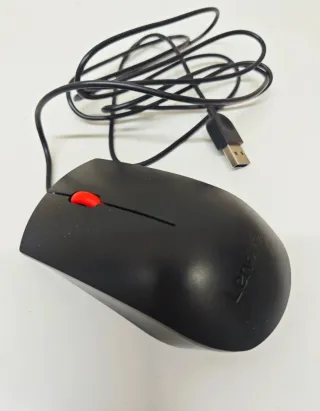 Ratón Lenovo USB Negro
