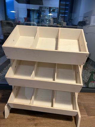 Mueble Organizador Juguetes Madera Pino