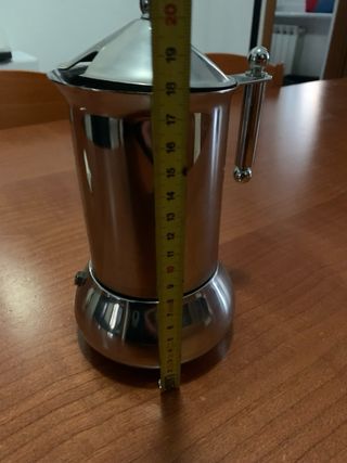 Caffettiera vintage in acciaio inox