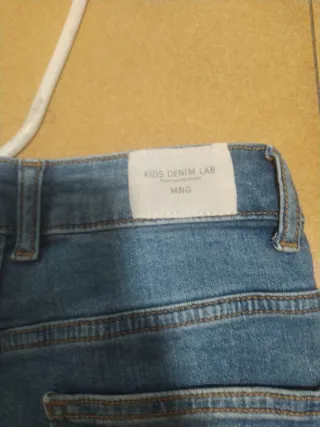 Vaqueros niña mango