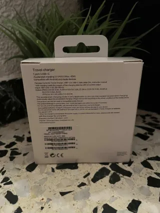 Cargador Samsung 45W PD USB-C