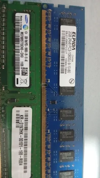 Memoria RAM DDR3 Elpida Kingston Samsung