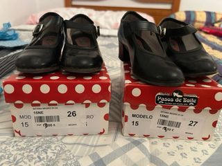 Zapatos de tacón Pasos de Baile  negros