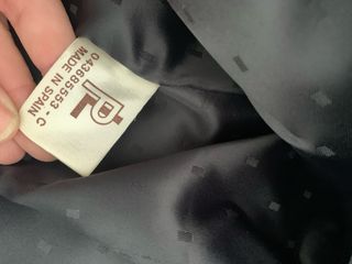 Chaqueta de cuero y pelo largo