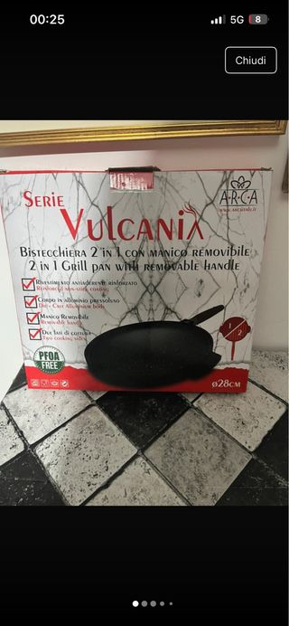 Bistecchiera Vulcanix 2in1 28cm