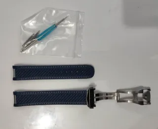 Correa de reloj Omega azul