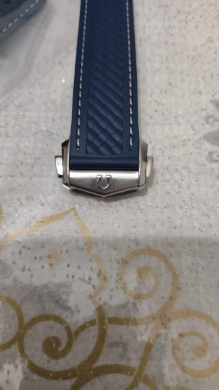 Correa de reloj Omega azul
