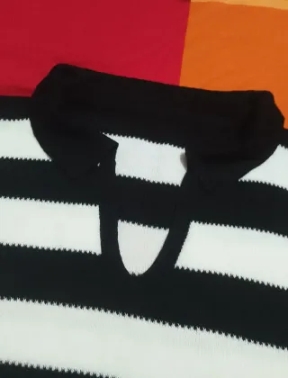 Jersey ancho rayas mujer M/L