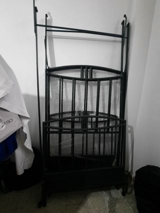 2 Letti Singoli Ferro Antichi Neri