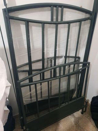 2 Letti Singoli Ferro Antichi Neri