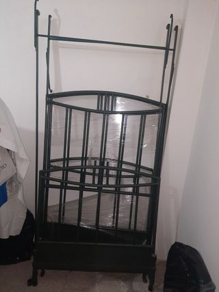 2 Letti Singoli Ferro Antichi Neri