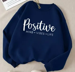 Jersey Azul Positive Mind Vibes Life