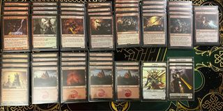 Baraja Pauper Mono Red Rally Foil MTG