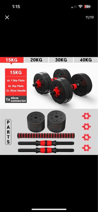 Manubri Aggiustabili 2 in 1 con Barre