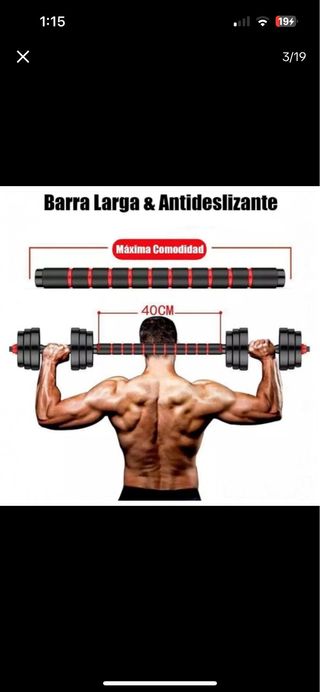 Manubri Aggiustabili 2 in 1 con Barre