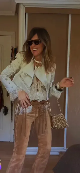 Chaqueta Zara Jacquard Talla L