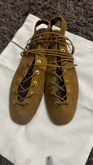 Sandálias Zara Castanhas N.39