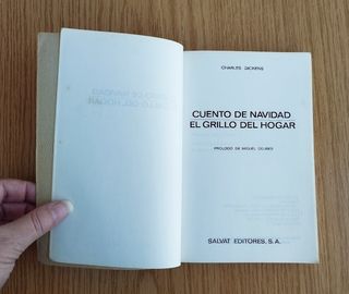 Novela "Cuento de Navidad" / "El grillo del hogar"