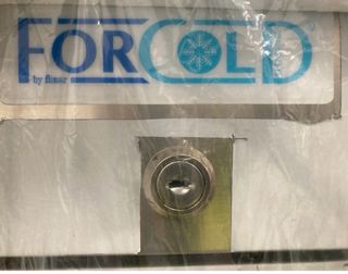 Congelador vertical acero inoxidable