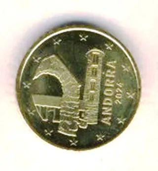 Moneda Andorra 50 céntimos 2024