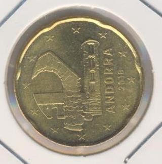Moneda 20 Céntimos Andorra 2018
