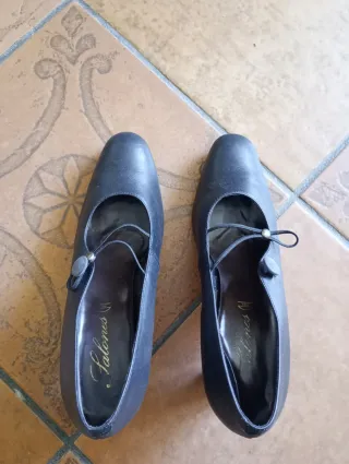Zapatos de tacón negros mujer
