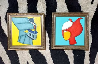 Cuadros Mazinger y Afrodita