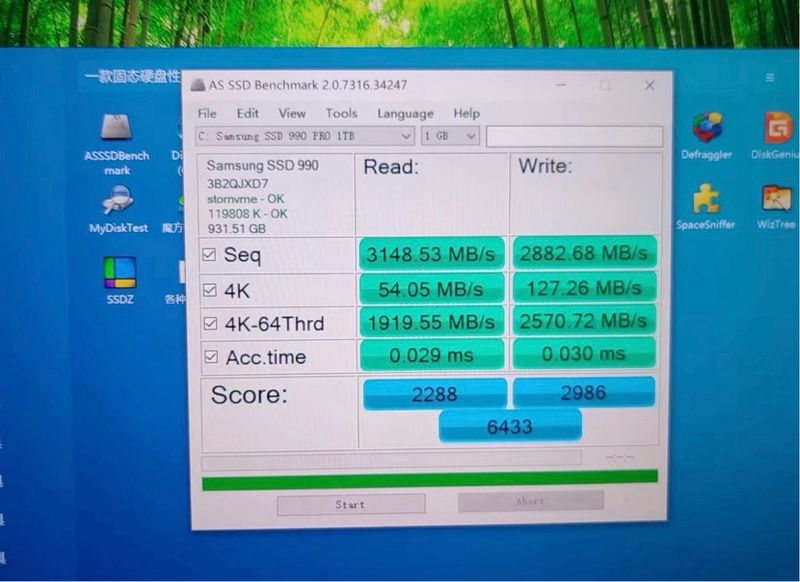 SSD Samsung 990 PRO 1TB PCIe 4.0 NVMe M.2 afbeelding 2