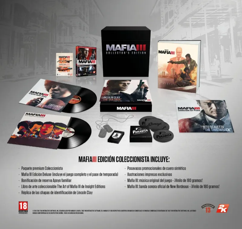 MAFIA 3 EDICIÓN COLECCIONISTA PS4 afbeelding 3