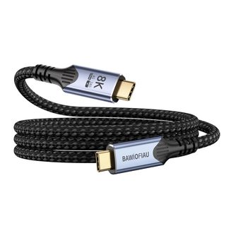 BAWIOFIAU USB‑C a USB-C M-M 40Gbps 240W 8K 2M