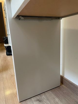 Tocador MALM Ikea Blanco y Cristal