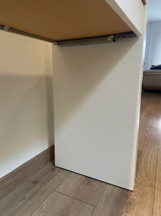 Tocador MALM Ikea Blanco y Cristal