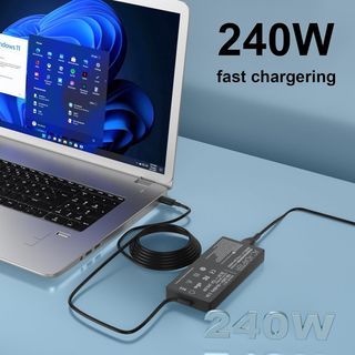 CABUTY cargador 240W ASUS ROG Conector rectangular