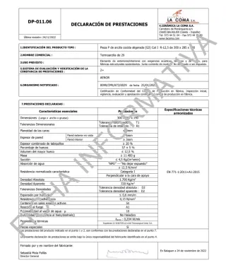 Ladrillo Termoarcilla de 29