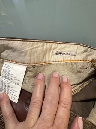 Pantalón Timberland Pana Marrón Talla 32