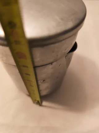 Recipiente filtrar Aceite Vintage Aluminio