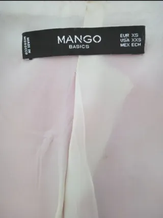 Americana Mango Roja Talla XS