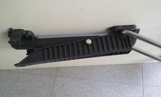 Mesa plegable lacada negra