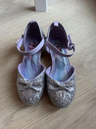 Zapatos Frozen H&M Tacon Brillantes