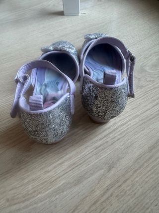 Zapatos Frozen H&M Tacon Brillantes